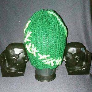 Green designer parachute tie hat